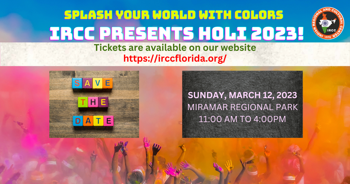 IRCC presents Holi 2023