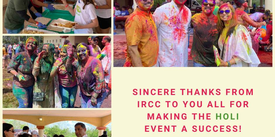 Thank you for making Holi 2024 a success! - IRCC